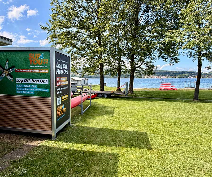 Strandbad Steckborn beach on Lake Constance